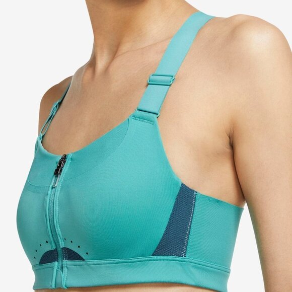 Nike Dri-FIT Alpha Padded Front-Zip High-Support Sports Bra Sz X-Small - Picture 12 of 12